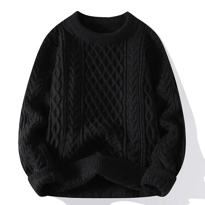 Morgan | Men's Crewneck Patterned Sweater