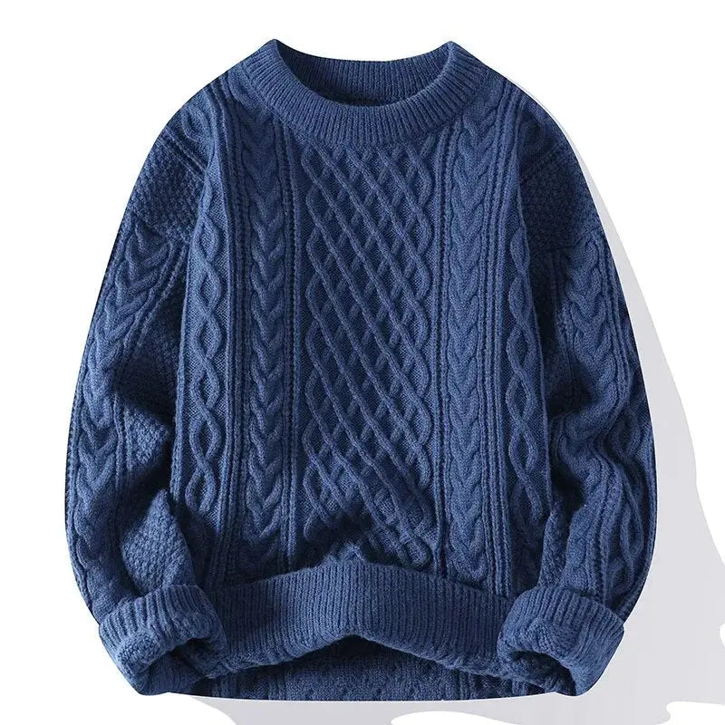 Morgan | Men's Crewneck Patterned Sweater